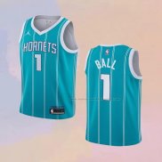 Camiseta Nino Charlotte Hornets LaMelo Ball NO 1 Icon 2022-23 Verde