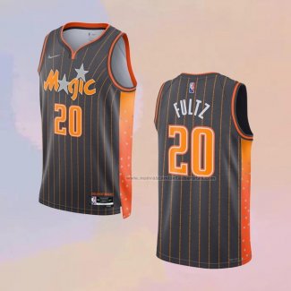 Camiseta Orlando Magic Markelle Fultz NO 20 Ciudad 2021-22 Marron