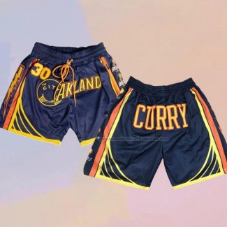 Pantalone Golden State Warriors Stephen Curry 2022 NBA Finals Azul