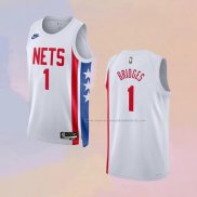 Camiseta Brooklyn Nets Mikal Bridges NO 1 Classic 2022-23 Blanco