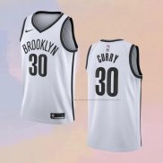 Camiseta Brooklyn Nets Seth Curry NO 30 Association 2020 Blanco