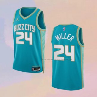 Camiseta Charlotte Hornets Brandon Miller NO 24 Ciudad 2023-24 Verde