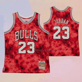 Camiseta Chicago Bulls Michael Jordan NO 23 Galaxy Rojo