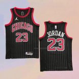 Camiseta Chicago Bulls Michael Jordan NO 23 Statement 2020-21 Negro