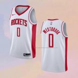 Camiseta Houston Rockets Russell Westbrook NO 0 Association Blanco