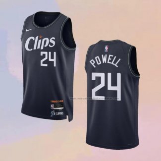 Camiseta Los Angeles Clippers Norman Powell NO 24 Ciudad 2023-24 Azul