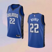 Camiseta Orlando Magic Franz Wagner NO 22 Statement 2022-23 Azul