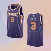 Camiseta Phoenix Suns Chris Paul NO 3 Icon 2021 Violeta