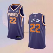 Camiseta Phoenix Suns Deandre Ayton NO 22 Icon 2021 Violeta
