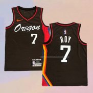 Camiseta Portland Trail Blazers Brandon Roy NO 7 Ciudad 2020-21 Marron