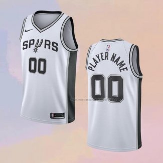 Camiseta San Antonio Spurs Personalizada Association 2020-21 Blanco