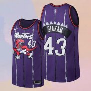 Camiseta Toronto Raptors Pascal Siakam NO 43 Classic Edition Violeta