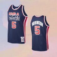 Camiseta USA 1992 David Robinson NO 5 Azul