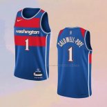 Camiseta Washington Wizards Kentavious Caldwell-Pope NO 1 Ciudad 2021-22 Azul