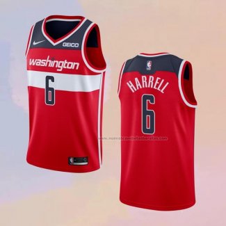 Camiseta Washington Wizards Montrezl Harrell NO 6 Icon 2020-21 Rojo