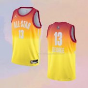 Camiseta All Star 2023 Los Angeles Clippers Paul George NO 13 Naranja