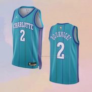 Camiseta Charlotte Hornets James Bouknight NO 2 Classic 2023-24 Verde