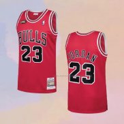 Camiseta Chicago Bulls Michael Jordan NO 23 1997-98 NBA Finals Mitchell & Ness Rojo