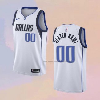 Camiseta Dallas Mavericks Personalizada Association Blanco