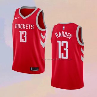 Camiseta Houston Rockets James Harden NO 13 Icon Rojo