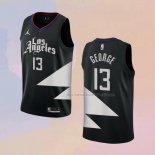 Camiseta Los Angeles Clippers Paul George NO 13 Statement 2022-23 Negro