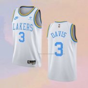 Camiseta Los Angeles Lakers Anthony Davis NO 3 Classic 2022-23 Blanco
