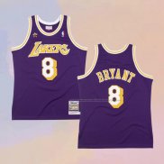 Camiseta Los Angeles Lakers Kobe Bryant NO 8 Violeta