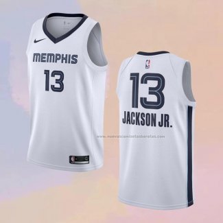 Camiseta Memphis Grizzlies Jaren Jackson Jr. NO 13 Association 2019-20 Blanco