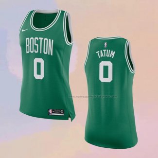 Camiseta Mujer Boston Celtics Jayson Tatum NO 0 Icon Verde