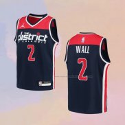 Camiseta Nino Washington Wizards John Wall Association 2020-21 Azul