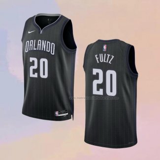 Camiseta Orlando Magic Markelle Fultz NO 20 Ciudad 2022-23 Negro