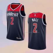 Camiseta Washington Wizards John Wall NO 2 Statement 2020-21 Azul