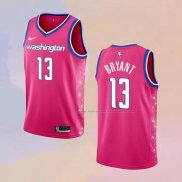 Camiseta Washington Wizards Thomas Bryant NO 13 Ciudad 2022-23 Rosa