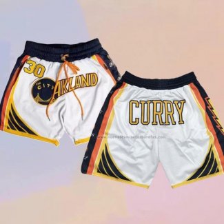 Pantalone Golden State Warriors Stephen Curry 2022 NBA Finals Blanco