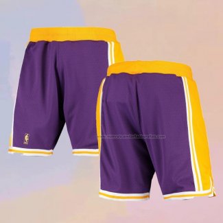 Pantalone Los Angeles Lakers Mitchell & Ness Violeta