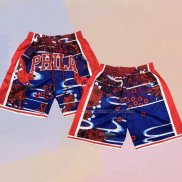 Pantalone Philadelphia 76ers Lunar New Year Mitchell & Ness Just Don Rojo