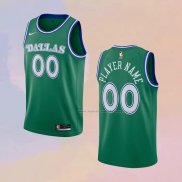 Camiseta Dallas Mavericks Personalizada Hardwood Classics 2020-21 Verde