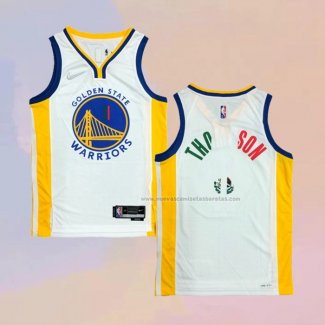 Camiseta Golden State Warriors Klay Thompson NO 11 2022 Slam Dunk Special Mexico Edition Blanco