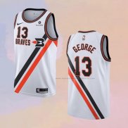 Camiseta Los Angeles Clippers Paul George NO 13 Classic 2019-20 Blanco