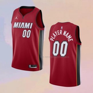 Camiseta Miami Heat Personalizada Statement Rojo