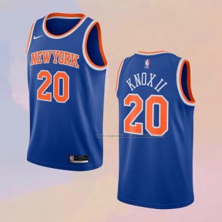 Camiseta New York Knicks Kevin Knox II NO 20 Icon 2020-21 Azul