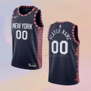 Camiseta New York Knicks Personalizada Ciudad Edition 2019-20 Azul