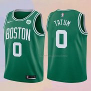 Camiseta Nino Boston Celtics Jayson Tatum NO 0 2017-18 Verde