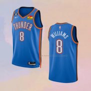 Camiseta Oklahoma City Thunder Jalen Williams NO 8 Icon Azul