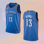 Camiseta Oklahoma City Thunder Paul George NO 13 Icon Azul