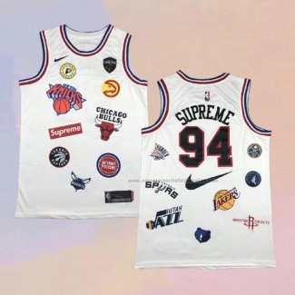 Camiseta Supreme X Nike Blanco