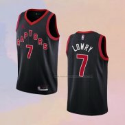 Camiseta Toronto Raptors Kyle Lowry NO 7 Statement 2020-21 Negro