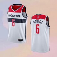 Camiseta Washington Wizards Montrezl Harrell NO 6 Association 2020-21 Blanco