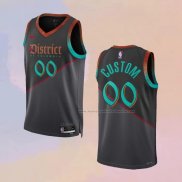 Camiseta Washington Wizards Personalizada Ciudad 2023-24 Negro