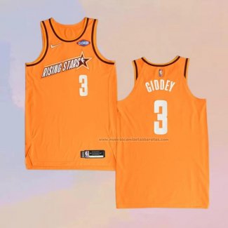 Camiseta 2022 Rising Star Josh Giddey NO 3 Worthy Naranja